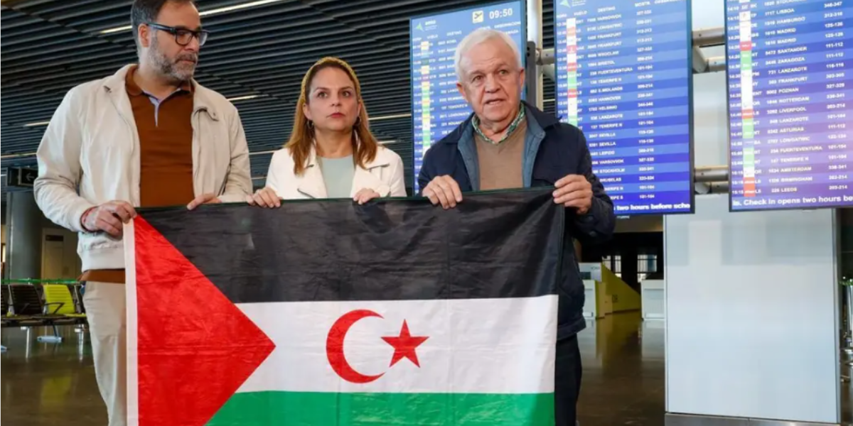 La delegación española estaba integrada por el Sr. Ramírez, la diputada de Podemos Noemí Santana Perera y el secretario de Comunicación de Podemos Canarias, Fernando Ruiz Pérez.