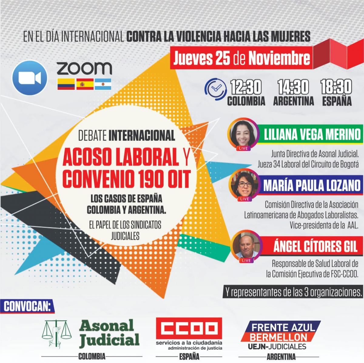 Debate Internacional contra la Violencia hacia las Mujeres