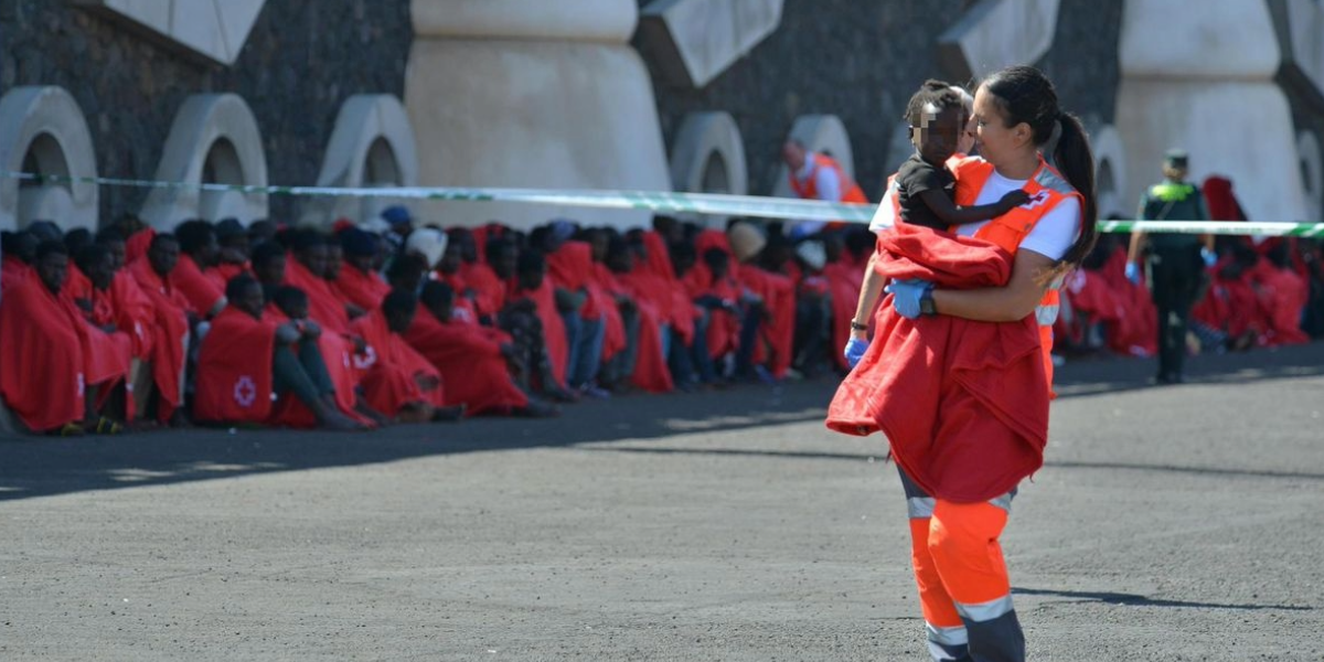 Menores migrantes en Canarias