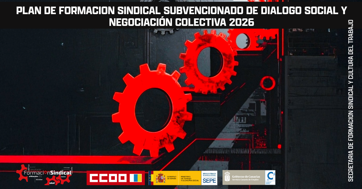 Plan de Formacion Sindical para 2026 de CCOO Canarias