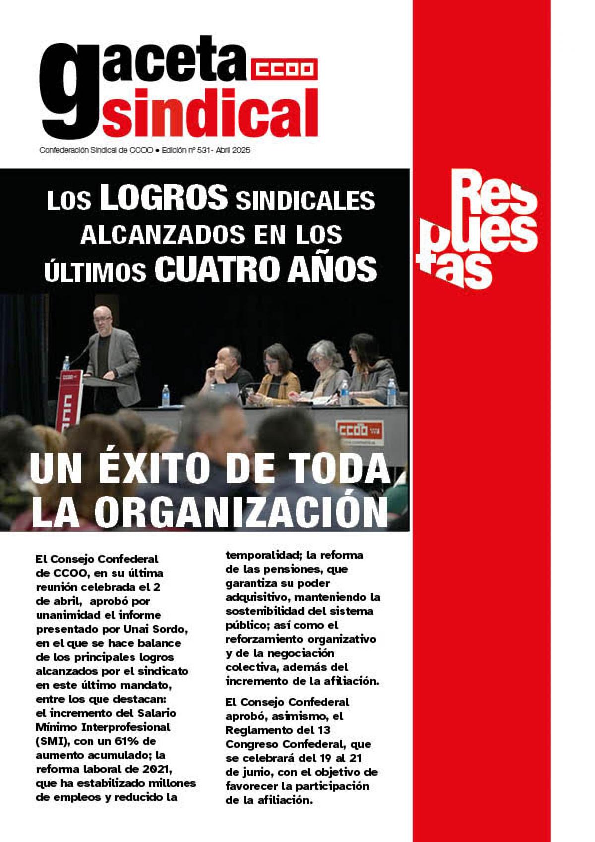 Gaceta Sindical n 531