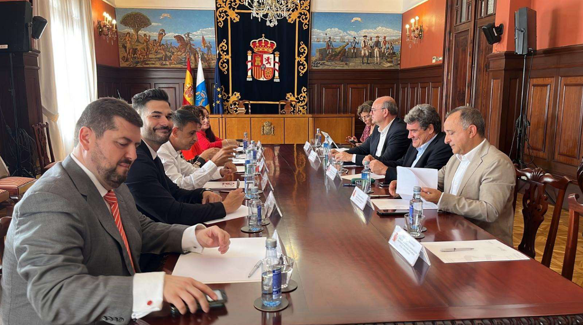 reunión CCOO Canarias con Ministro de Inclusión