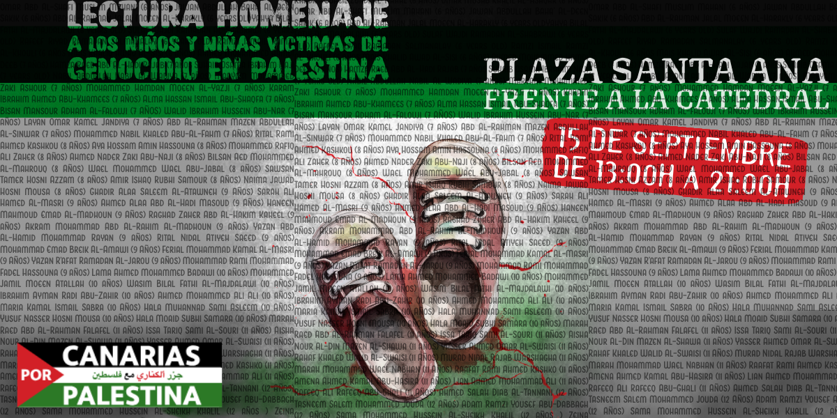 Acto por los nios y nias de Palestina