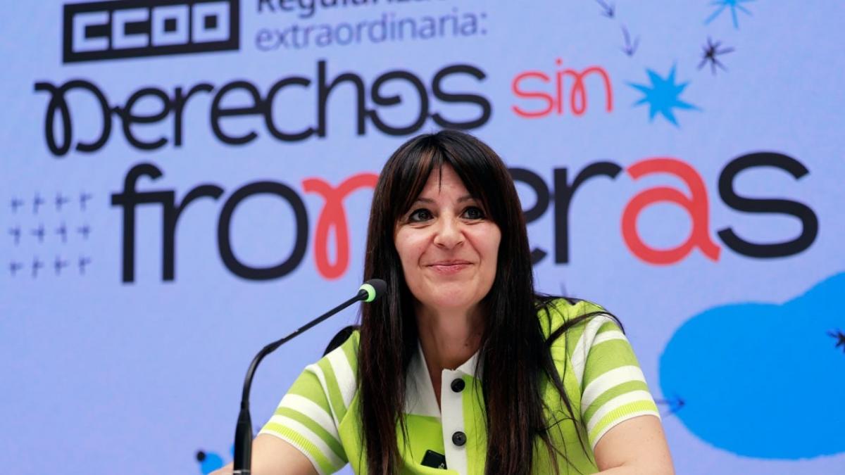 La secretaria confederal de Migraciones y Atención a las Personas, Sofía Castillo.