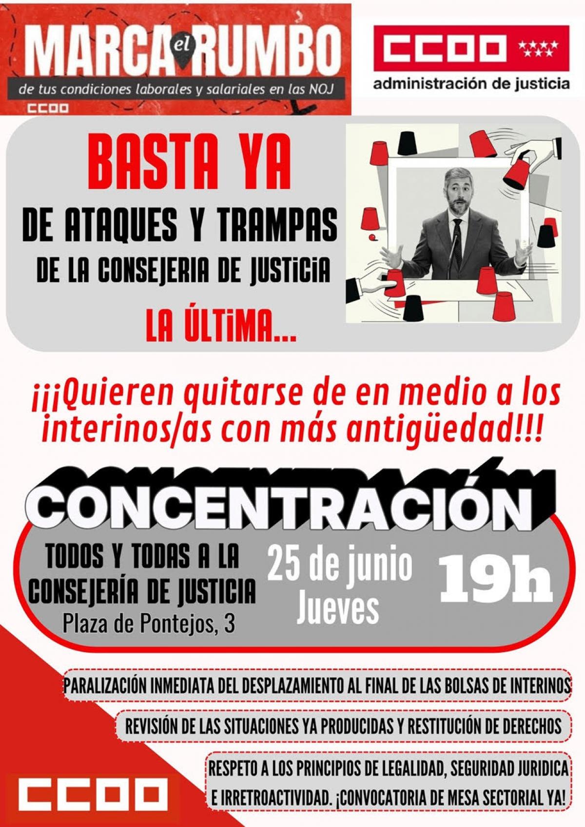Concentración bolsas Madrid