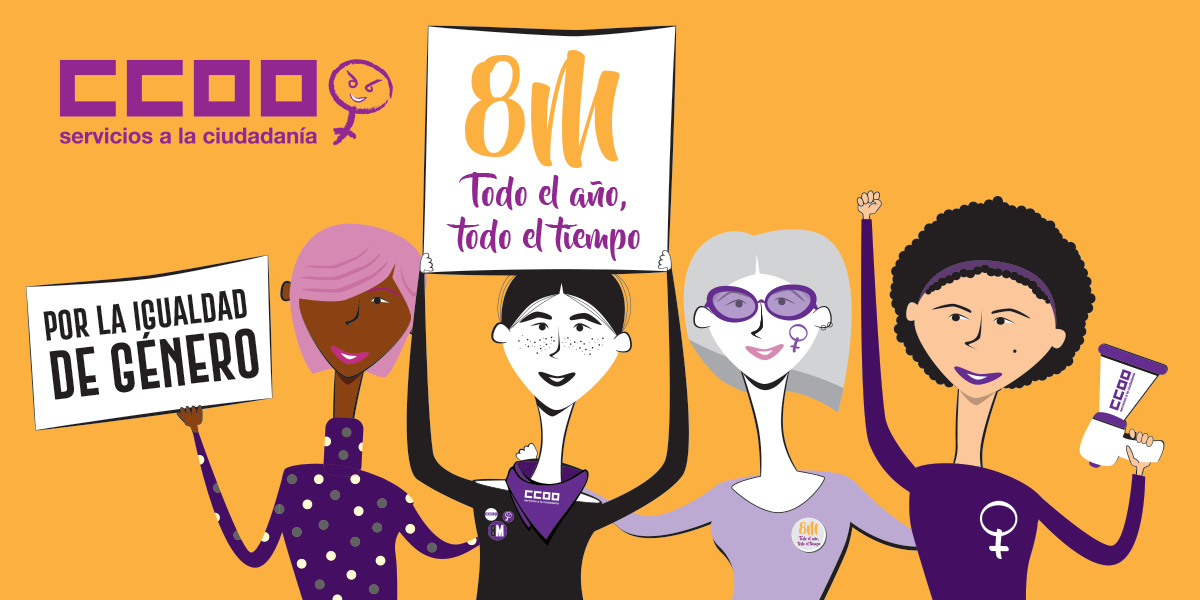 8M Todo el ao, todo el tiempo por la igualdad de gnero