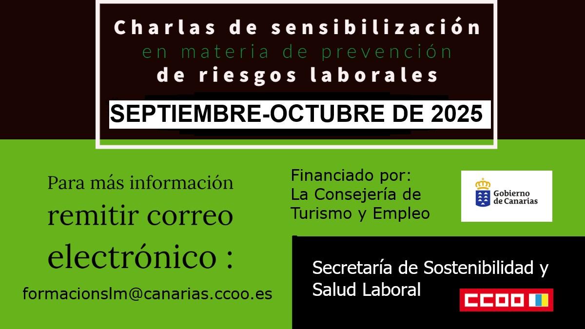 Charlas de sensibilizacin en materia preventiva