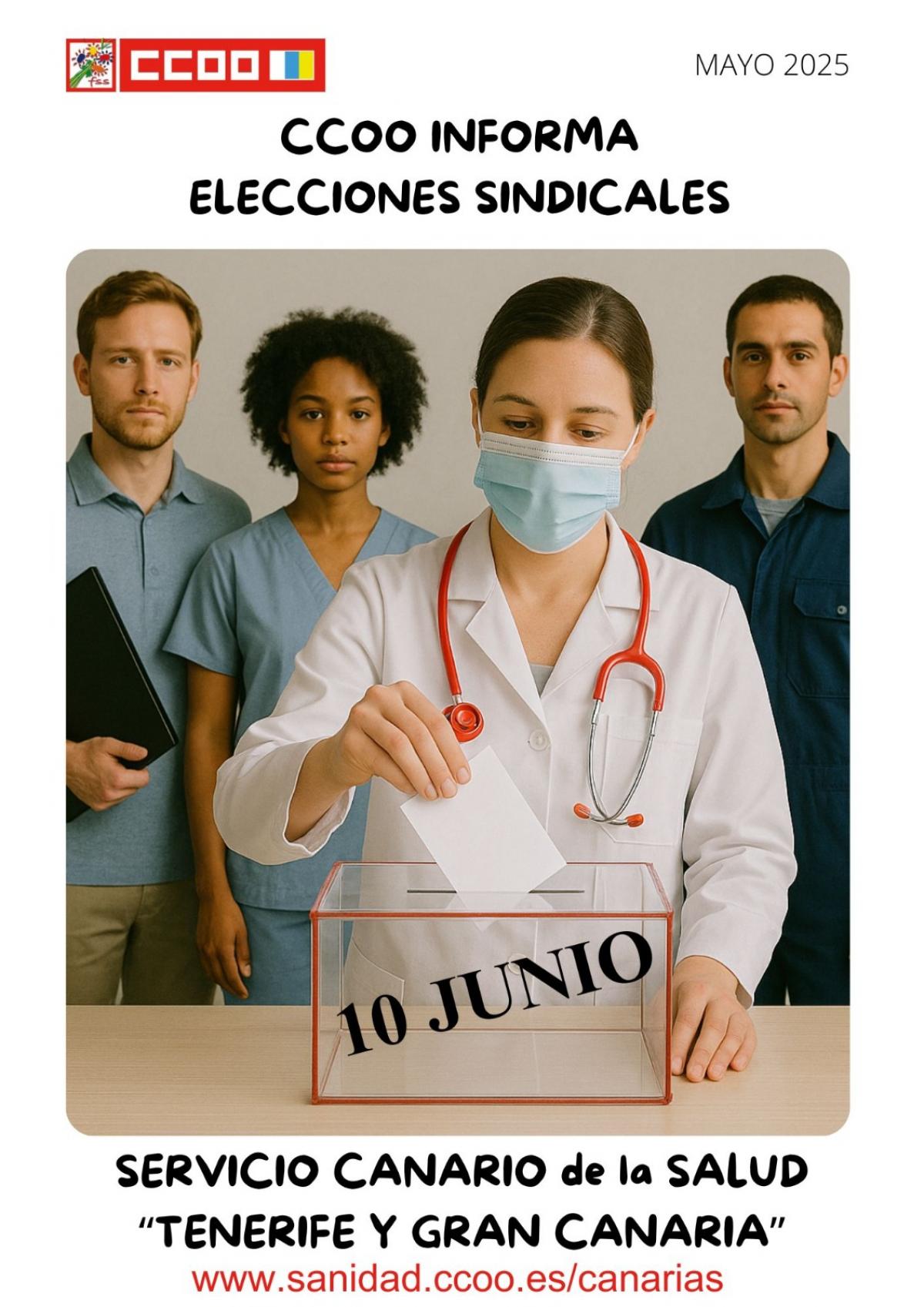 Elecciones Sindicales 10 junio Tenerife y Gran Canaria