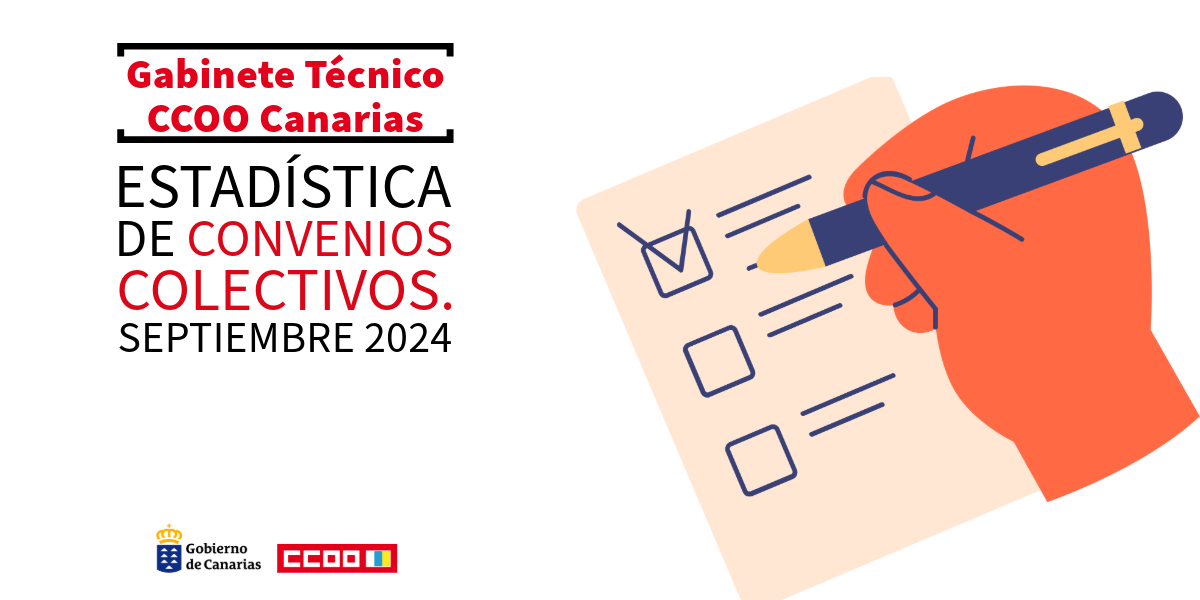 Imagen Estadstica de Convenios Colectivos. Septiembre 2024