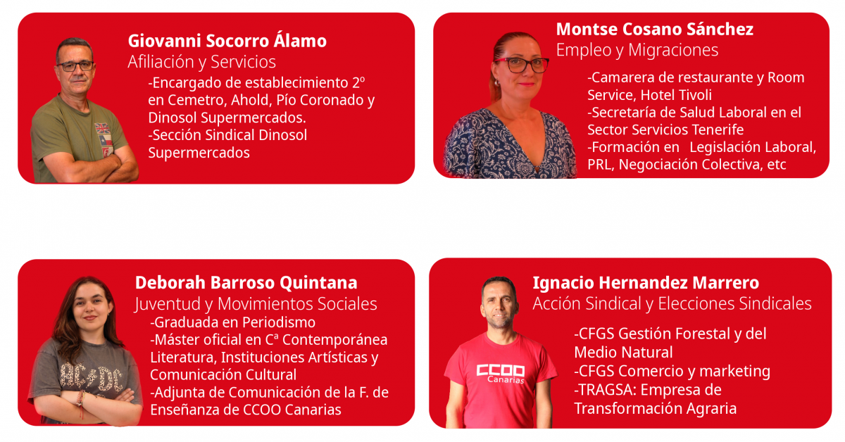 Organigrama CCOO Canarias