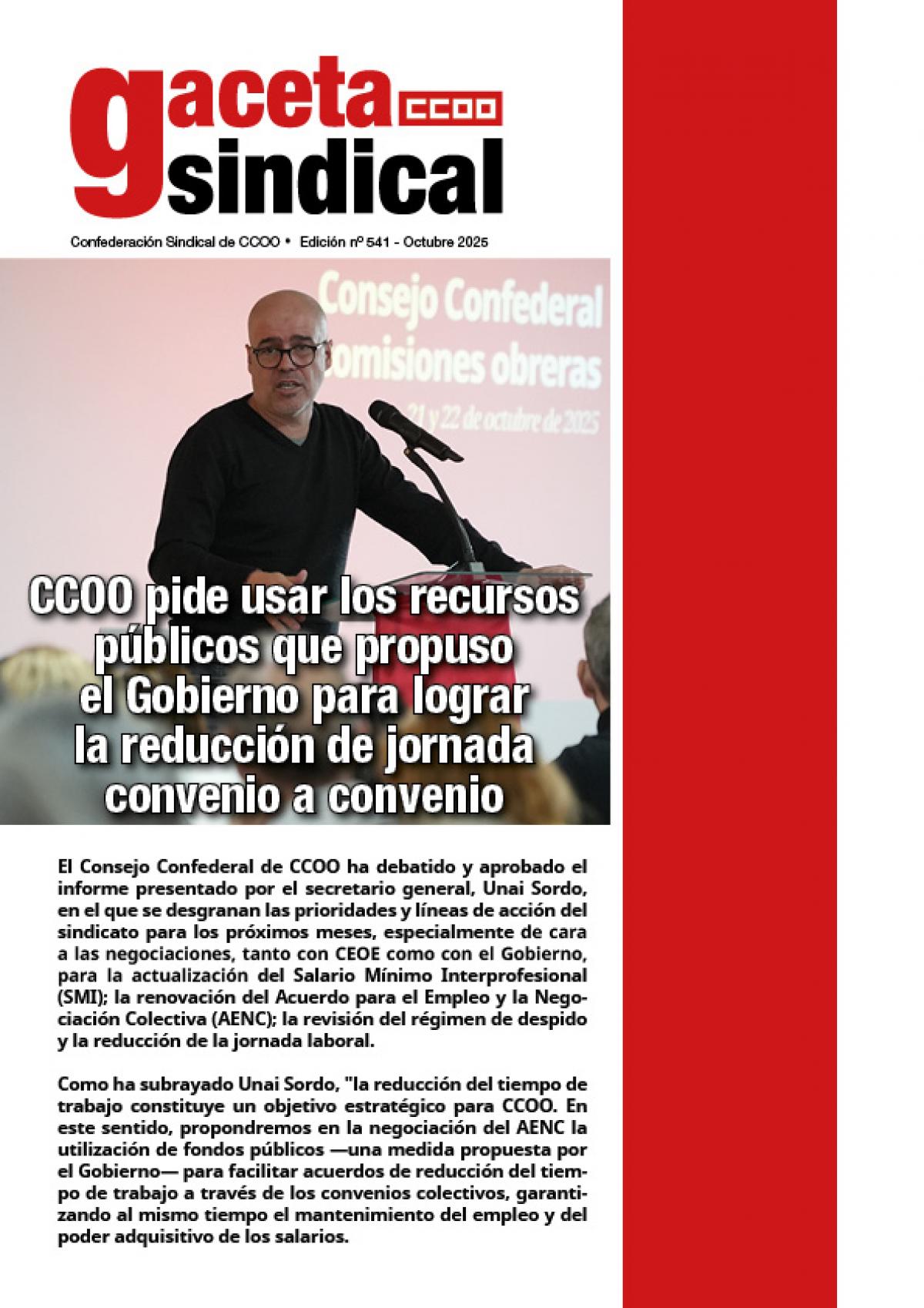Gaceta Sindical nº 541