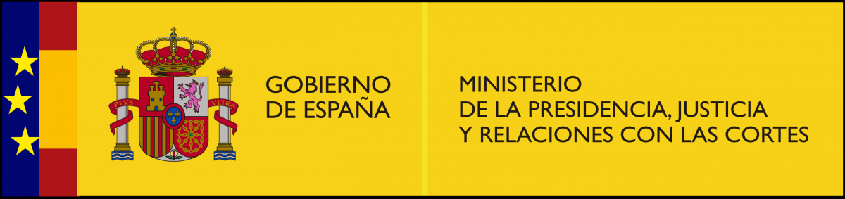 Logo Ministerio de l Presidencia Justicia y Relaciones con las Cortes