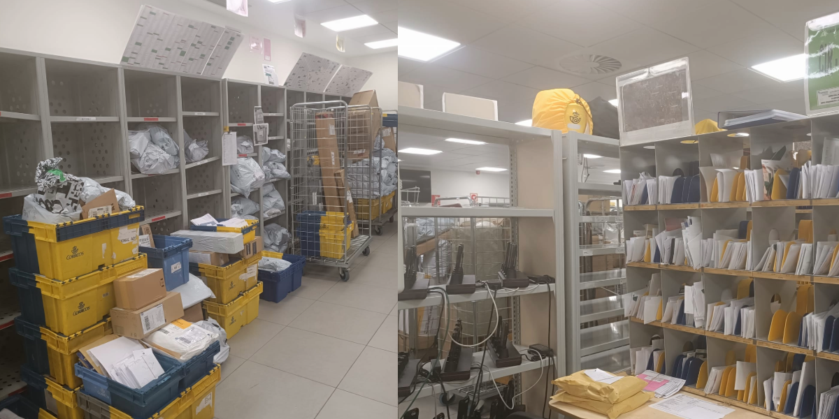 Imagen Caos en Correos Tenerife