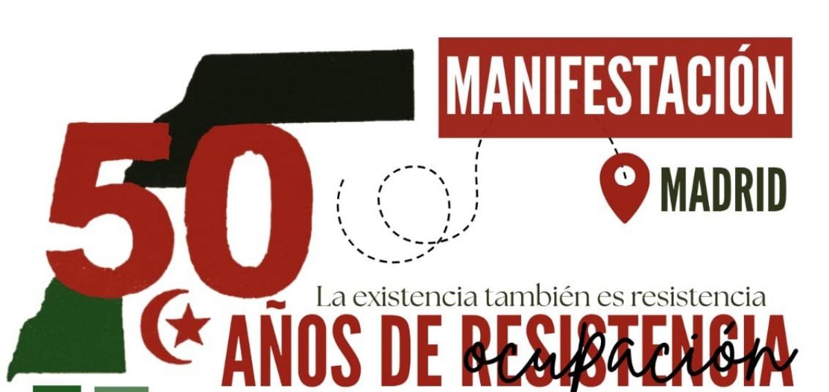 Manifestación 50 años Sahara