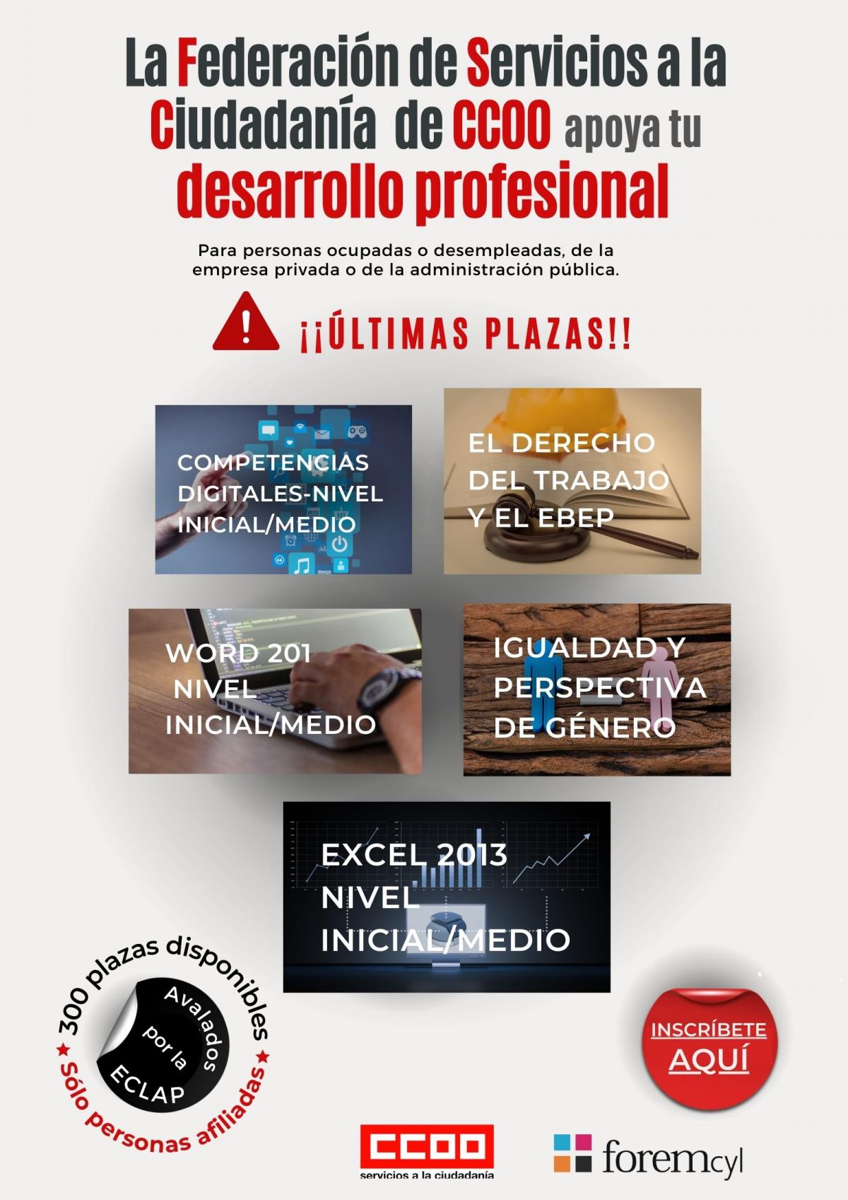 Programa de cursos para la afiliacin de CCOO en colaboracin con Forem Castilla y Len