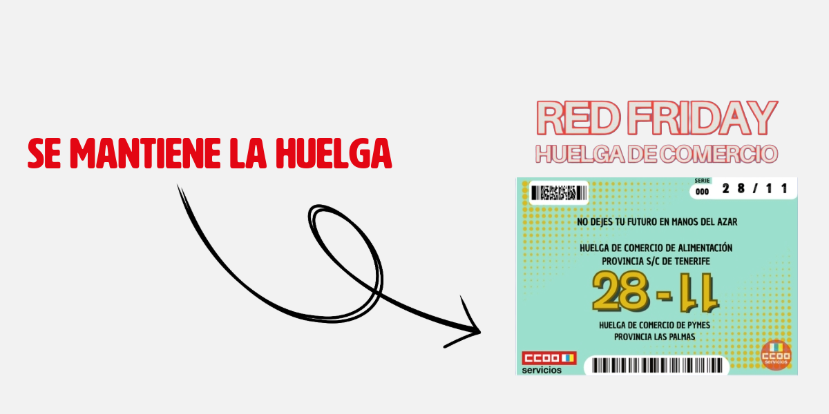 huelga comercio 28N Canarias