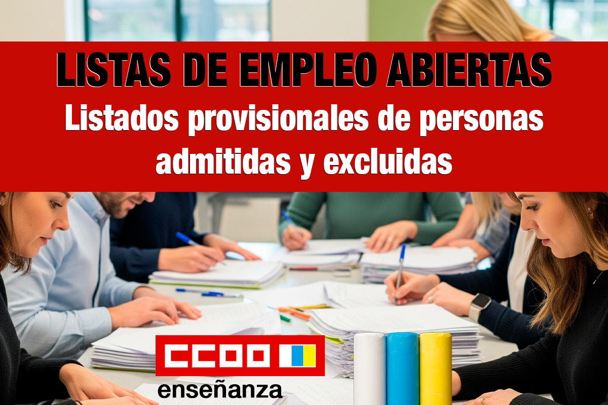 Listas de empleo abiertas