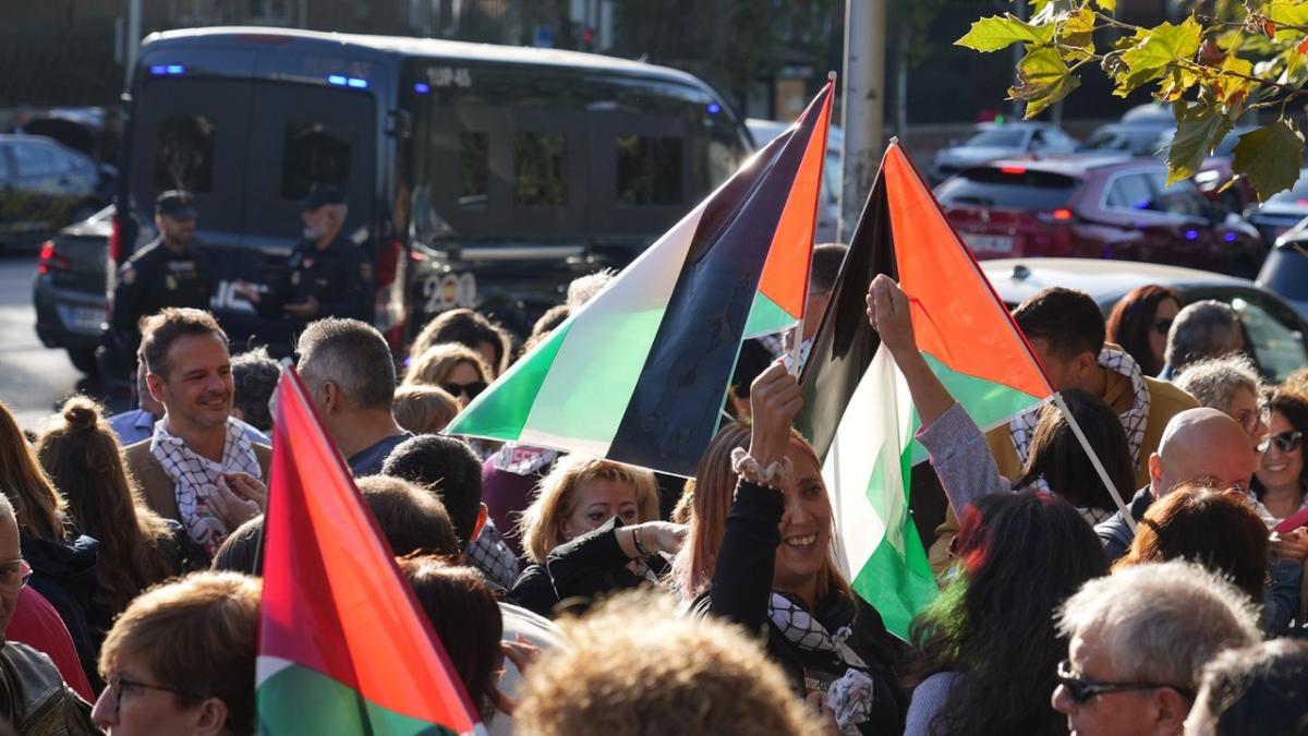 Acción de la movilización multitudinaria llevada a cabo por CCOO el pasado 15 de octubre
