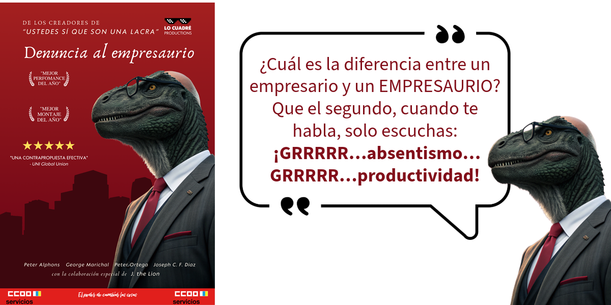 Denuncia de CCOO al buzón de la CEOE