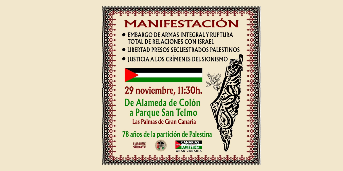 Manifestacion por Palestina