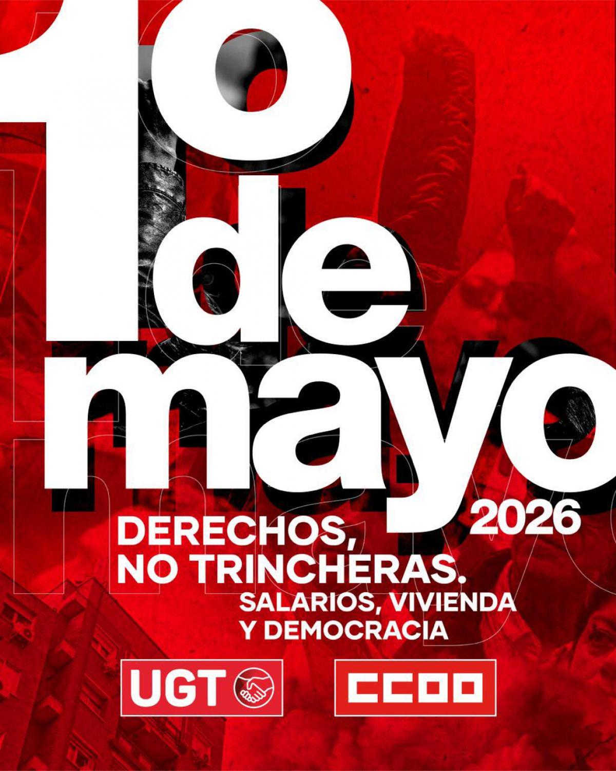 El acto central del Primero de Mayo este 2026 se celebrará en Málaga