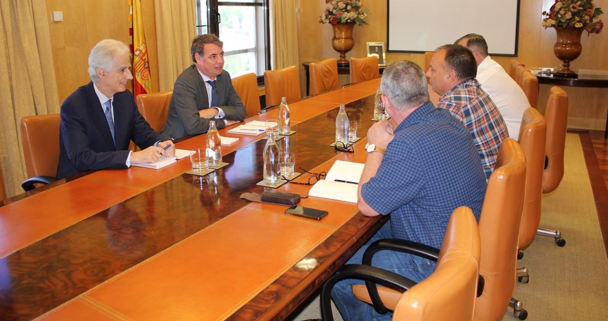 Un momento de la reunin entre CCOO de Industria y la SEPI