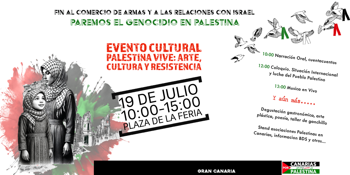 acto Canarias por Palestina 19J