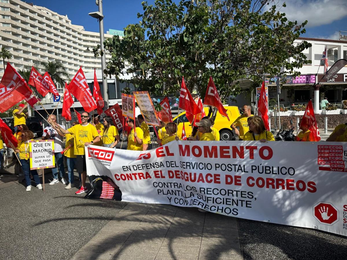 Huelga Correos Provincia Santa Cruz de Tenerife