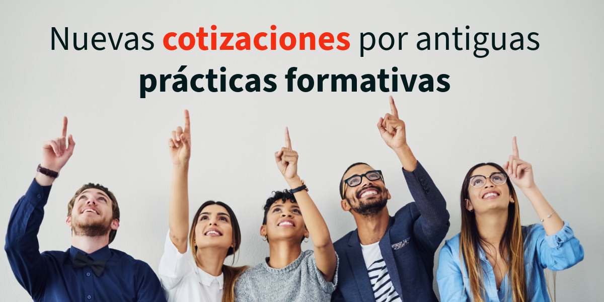 Cotizaciones por prcticas formativas