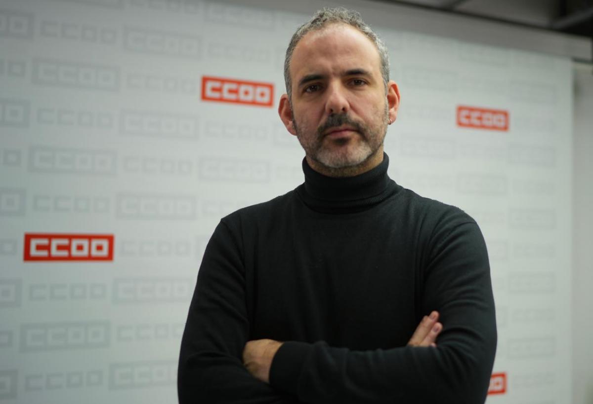 Carlos Gutiérrez, secretario confederal de Estudios y Discurso de CCOO.