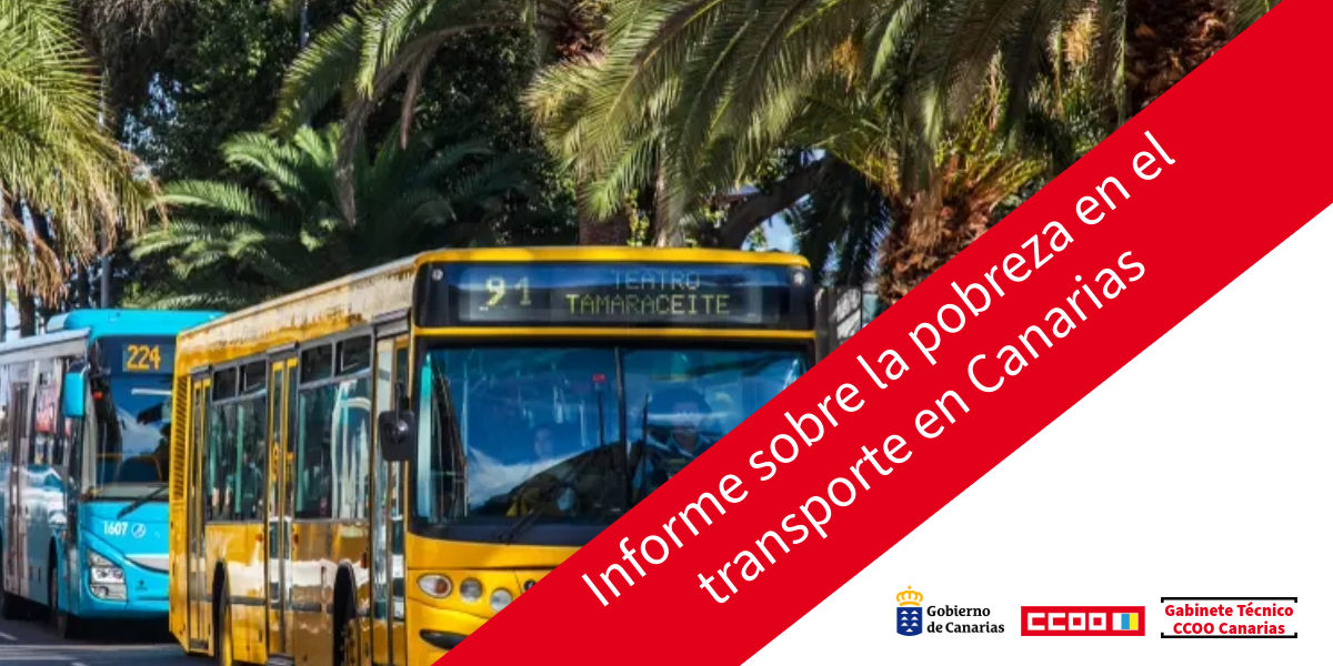 Imagen Informe sobre la pobreza en el transporte en Canarias