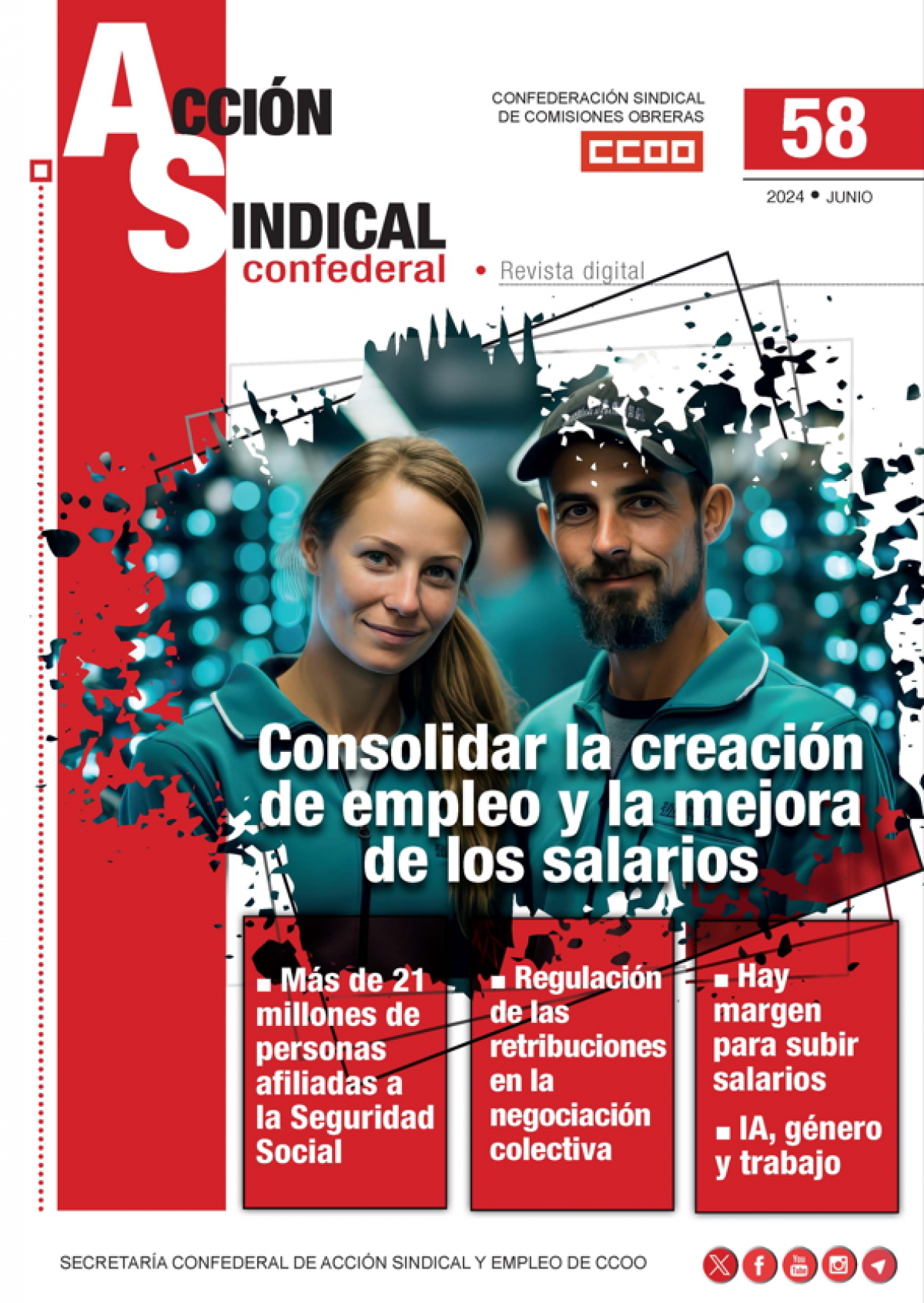 Portada revista n58  Accin Sindical