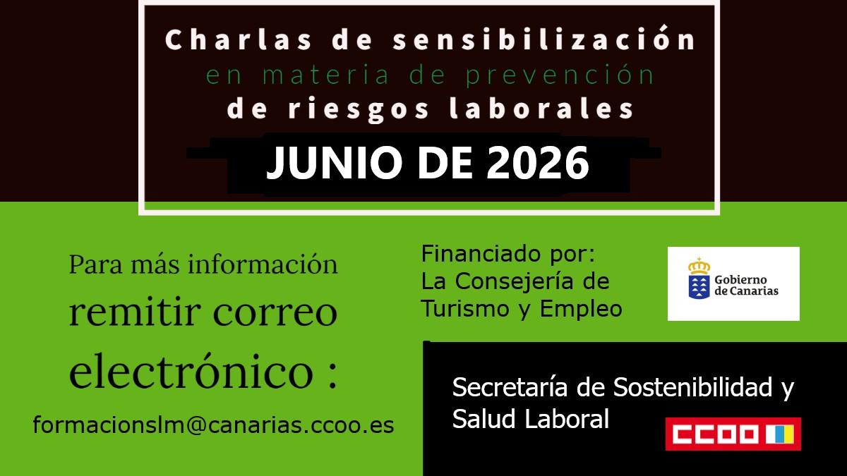 Charlas de sensibilización PRL