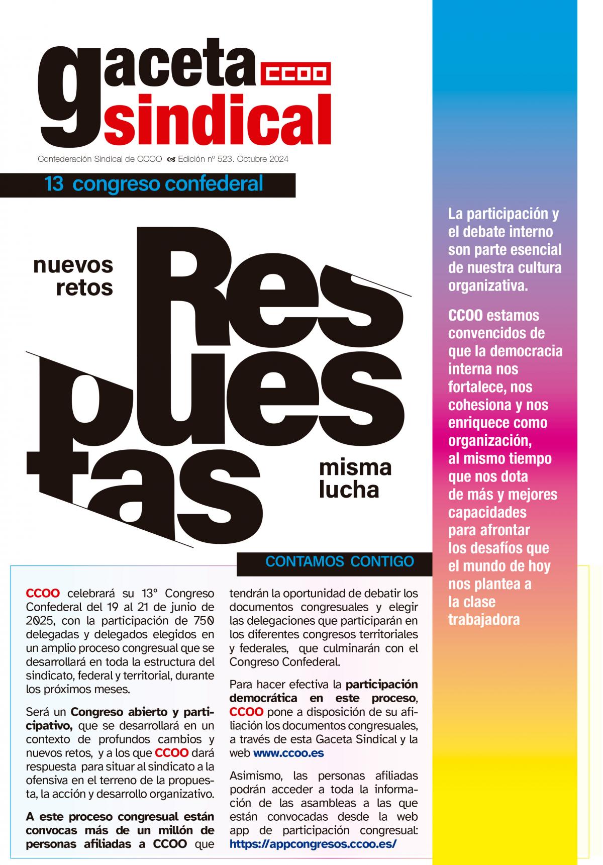 Portada GS Participacion 13 Congreso