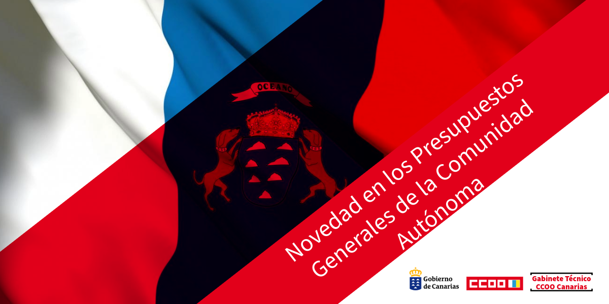 Novedades en presupuestos autonómicos