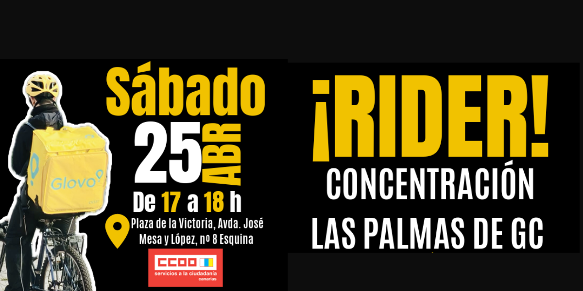 Huelga de Glovo en Canarias